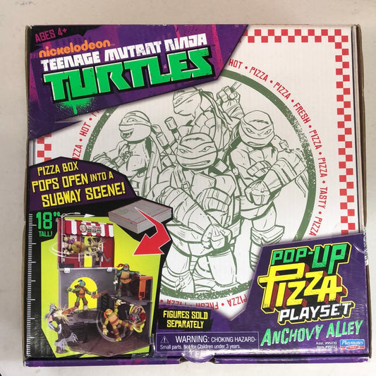 TMNT Teenage Mutant Ninja Turtles Pop Up Pizza Playset Anchovy Alley 2012 FRENLY BRICKS - Open 7 Days