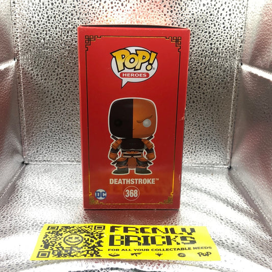 Funko POP! Heroes DC Comics DC Imperial Palace Deathstroke #368 FRENLY BRICKS - Open 7 Days