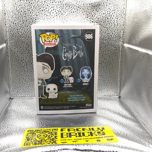 Corpse Bride - Victor Van Dort with Scraps Pop! Vinyl Figure #986 + Protector FRENLY BRICKS - Open 7 Days