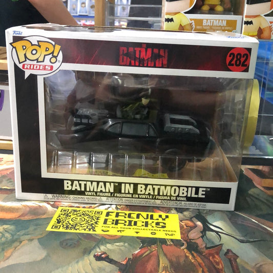 Funko Pop! Rides: DC Comics - Batman in Batmobile #282 FRENLY BRICKS - Open 7 Days