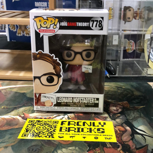 Funko Pop! The Big Bang Theory - Leonard Hofstadter in Robe #778 Vinyl Figure FRENLY BRICKS - Open 7 Days