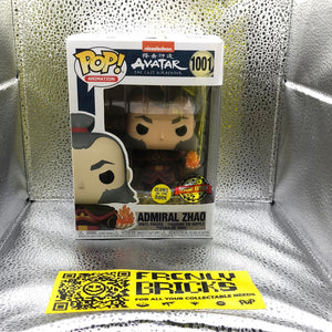 Funko Pop! Admiral Zhao #1001 Amazon Avatar The Last Airbender GITD FRENLY BRICKS - Open 7 Days