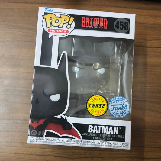 Funko Pop! DC Batman Beyond Batman CHASE #458 Special Edition with POP Protector FRENLY BRICKS - Open 7 Days