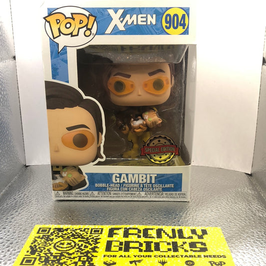 Funko Pop! Vinyl: Marvel - Gambit - (Special Edition) (Exclusive) #904 FRENLY BRICKS - Open 7 Days