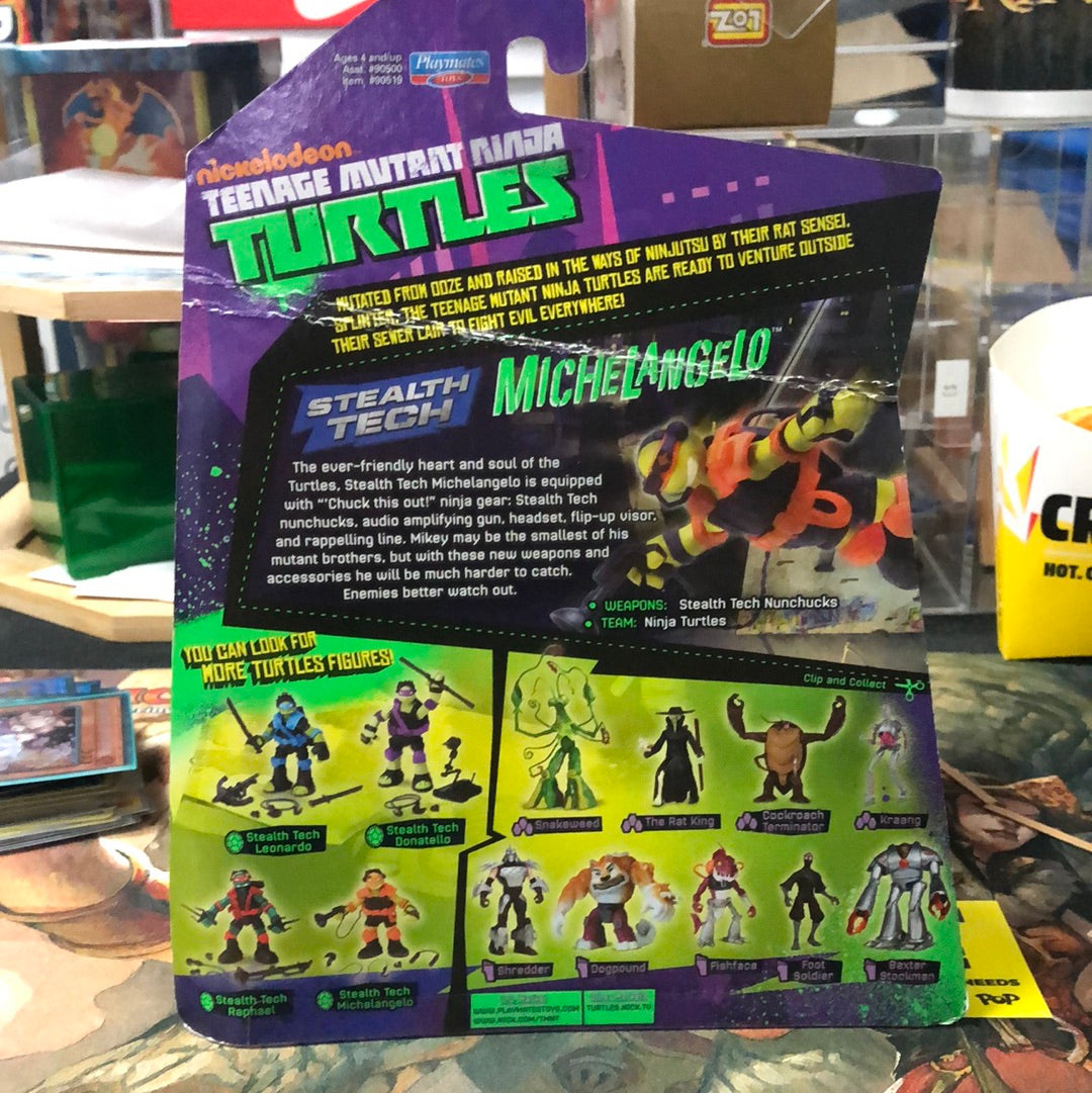 STEALTH TECH MICHELANGELO - Nickelodeon Teenage Mutant Ninja Turtles - Playmates FRENLY BRICKS - Open 7 Days