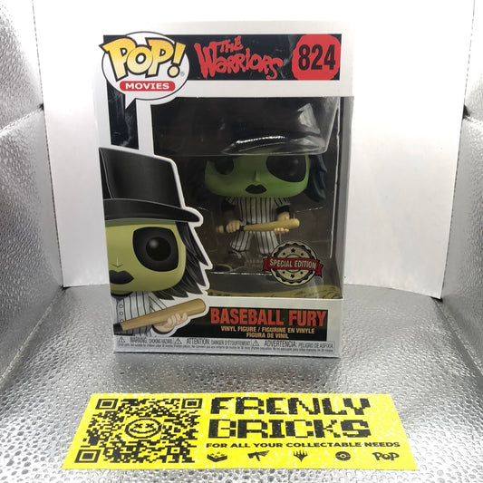 Funko Pop! The Warriors Baseball Fury Funko Shop Limited Edition Figure #824 (Green) FRENLY BRICKS - Open 7 Days