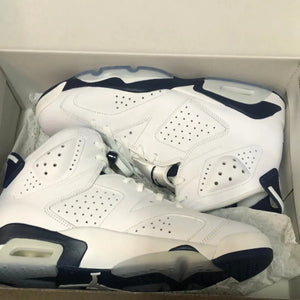 Air Jordan 6 Retro White/Midnight Navy US12 FRENLY BRICKS - Open 7 Days