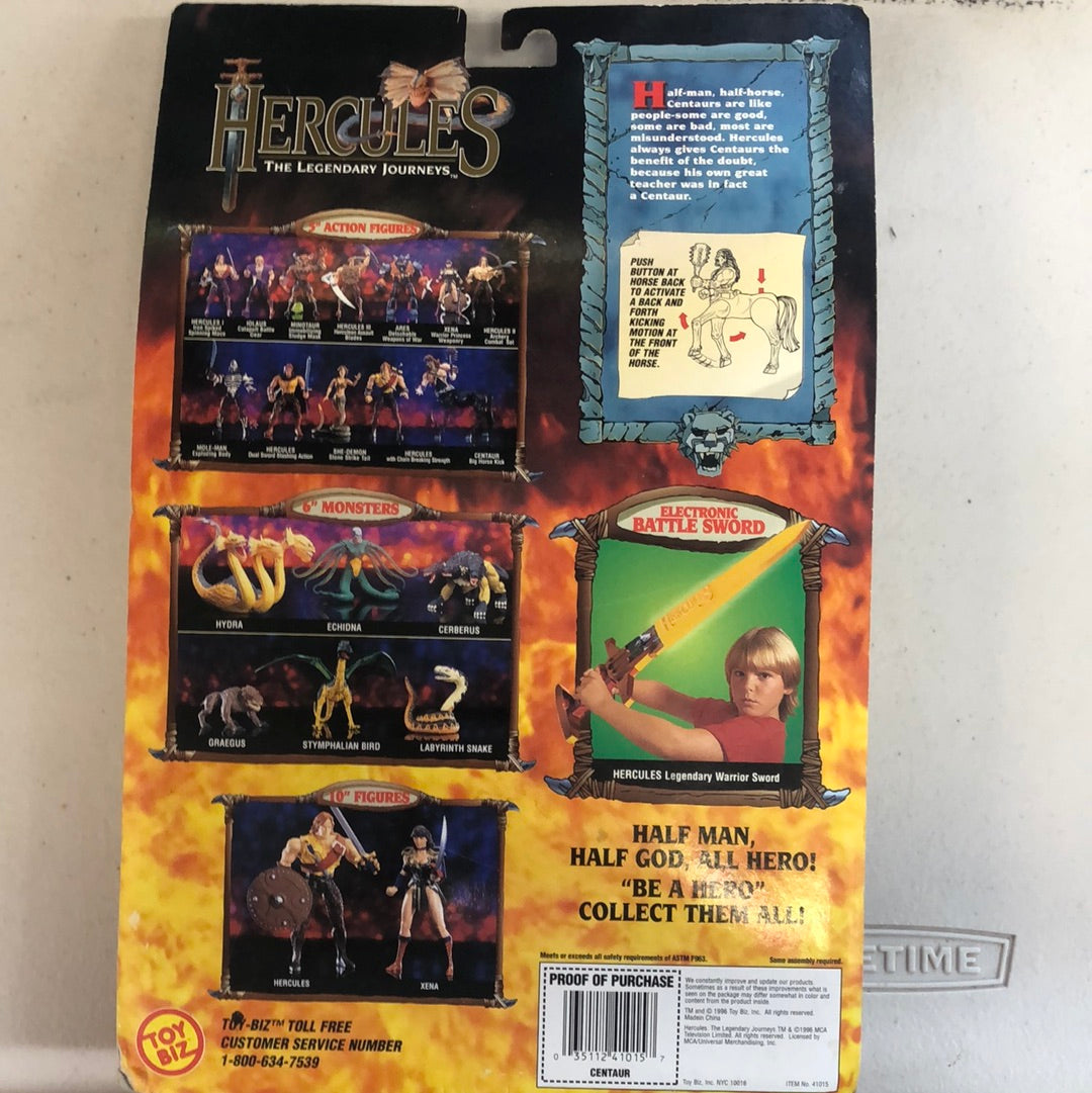 1996 Toy Biz Hercules The Legendary Journeys CENTAUR Figure MOC Big Horse Kick FRENLY BRICKS - Open 7 Days