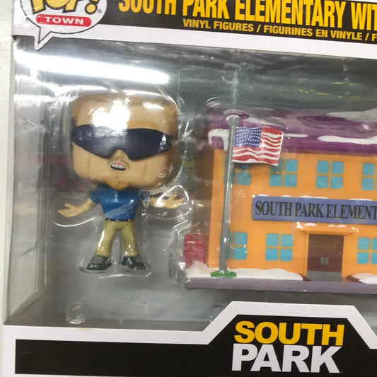 Funko Pop! Town: South Park - South Park Elementary with PC Principal #24 FRENLY BRICKS - Open 7 Days