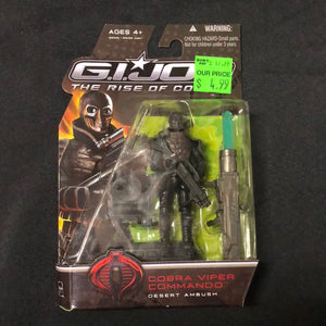 Sealed 2009 GI Joe The Rise of Cobra Cobra Viper Commander Desert Ambush Figure FRENLY BRICKS - Open 7 Days