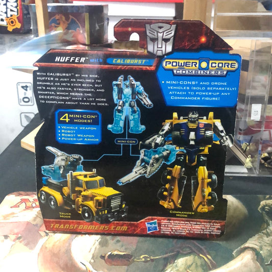 Transformers Power Core Combiners Huffer with Caliburst Action Figures Hasbro FRENLY BRICKS - Open 7 Days