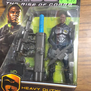 G I Joe The Rise of Cobra HEAVY DUTY W/ REACTIVE IMPACT ARMOR ACTION FIGURE FRENLY BRICKS - Open 7 Days