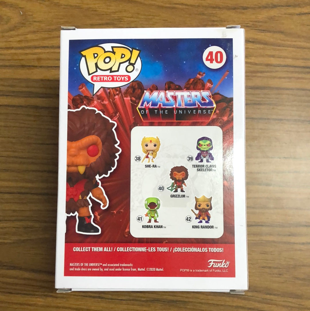 MOTU Masters of the Universe Grizzlies #40 Popcultcha Flocked Exclusive FRENLY BRICKS - Open 7 Days