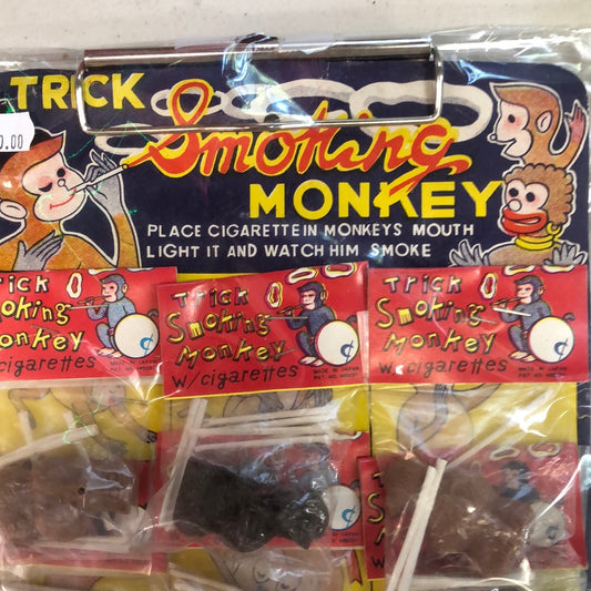 Vintage Smoking Monkey Trick x12 monkeys FRENLY BRICKS - Open 7 Days