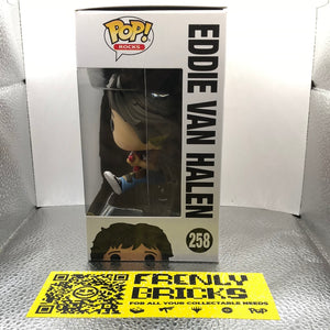 Funko Pop Rocks Eddie Van Halen 258 EVH Jumping Guitar Vinyl Figure w/Protector FRENLY BRICKS - Open 7 Days