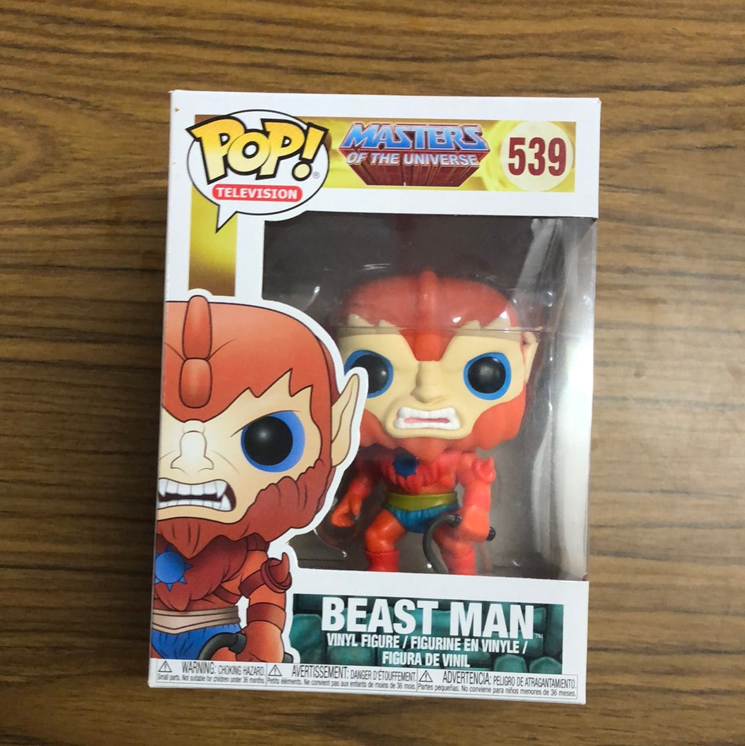 Funko Pop Masters Of The Universe Beast Man #539 Figure 2017 MOTU w/Protector FRENLY BRICKS - Open 7 Days