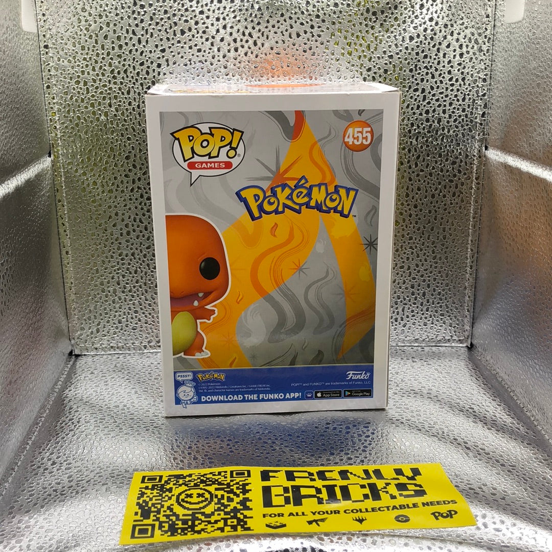 POKEMON POP Vinyl CHARMANDER Metallic #455 Summer Convention SDCC 2022 FRENLY BRICKS - Open 7 Days