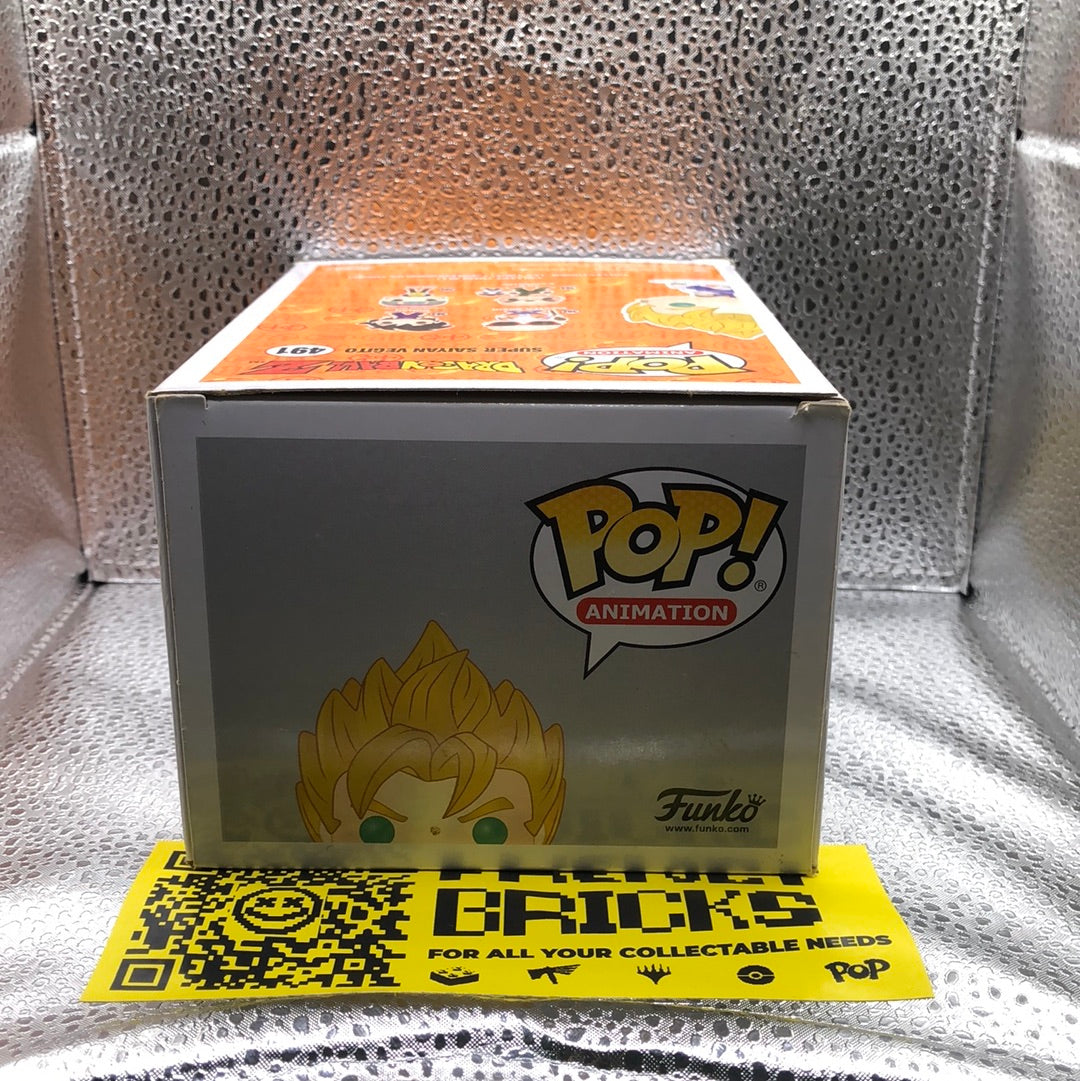 Dragon Ball Z - Super Saiyan Vegito Pop! Vinyl Figure #491 FRENLY BRICKS - Open 7 Days