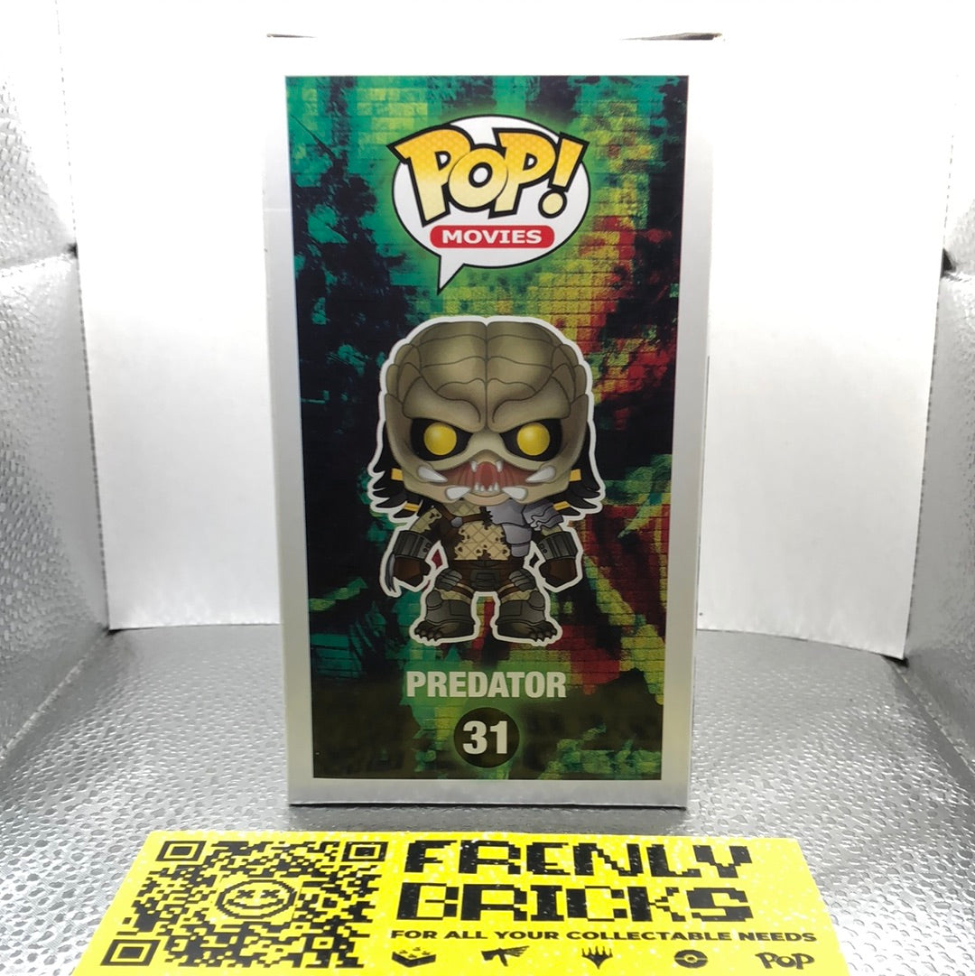 Funko Pop Movies: (Translucent) PREDATOR #31 FRENLY BRICKS - Open 7 Days