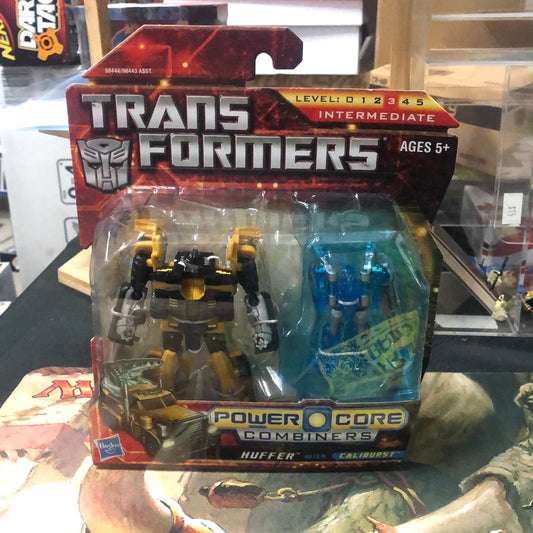 Transformers Power Core Combiners Huffer with Caliburst Action Figures Hasbro FRENLY BRICKS - Open 7 Days