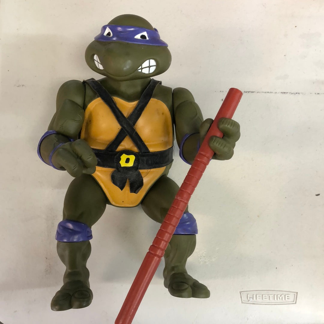 Vintage 1989 TMNT Teenage Mutant Ninja Turtles Donatello Large 13" Inch Figure FRENLY BRICKS - Open 7 Days