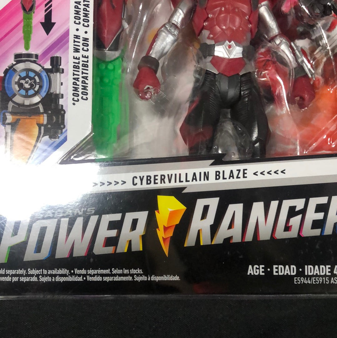 2018 Hasbro Power Rangers Cyber Villain Blaze Beast Morphers Action Figure NEW FRENLY BRICKS - Open 7 Days