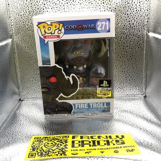 Funko Pop! God of War Fire Troll #271 PlayStation Licensed Product FRENLY BRICKS - Open 7 Days
