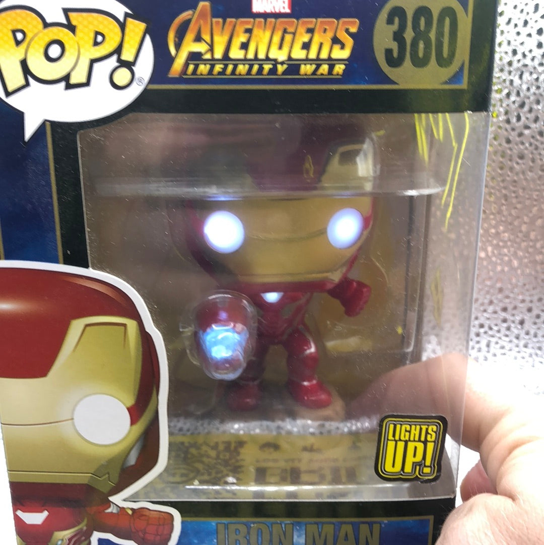 #380 Iron Man (Light Up) Funko Pop! Vinyl - Movies Avengers Infinity War FRENLY BRICKS - Open 7 Days