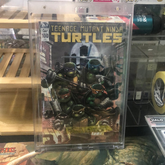 Limited to 500 Teenage Mutant Ninja Turtles #100 Fats Comics Exclusive/ Drawn Artwork of Leonardo by Jamie Johnson FRENLY BRICKS - Open 7 Days