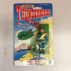 Vintage New Signed Virgil Tracy Yellow Sash Thunderbirds Matchbox 3.5 