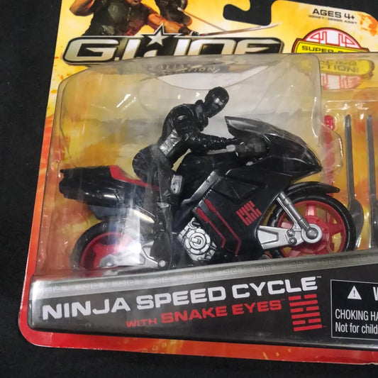 G.I.  Joe Retaliation Ninja Speed Cycle With Snake Eyes Action Figure 2011 FRENLY BRICKS - Open 7 Days