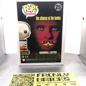 Funko Pop Hannibal Lecter # 25 The Silence Of The Lambs Vinyl Figure FRENLY BRICKS - Open 7 Days