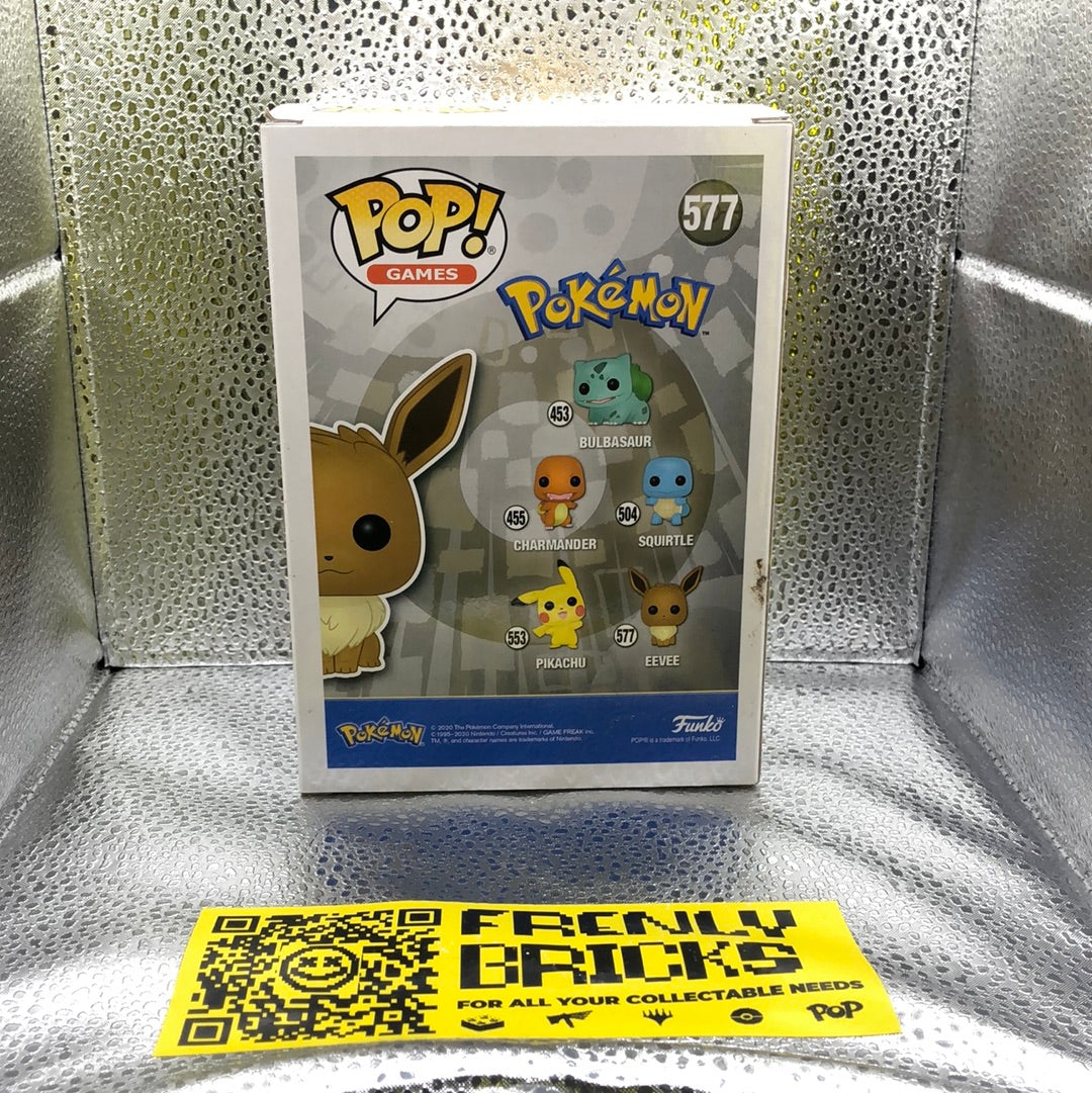 Funko POP! Games Pokemon Eevee #577 FRENLY BRICKS - Open 7 Days