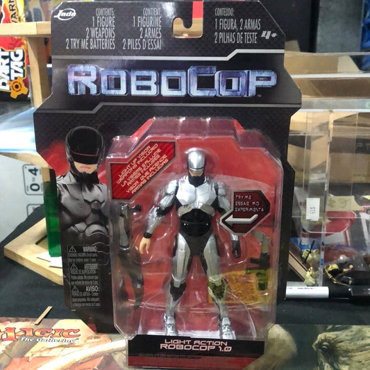 Robocop 6" Action Figure 1.0 Light Action Silver Variant by Jada Toys 2014 Movie FRENLY BRICKS - Open 7 Days