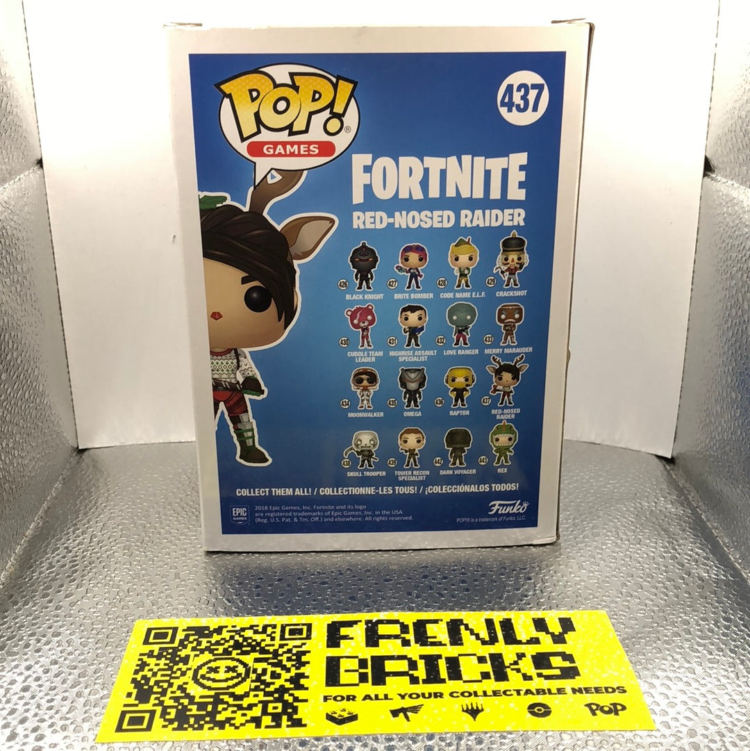 Funko POP! Games Fortnite Red-Nosed Raider #437 Action Vinyl Figure Collectible FRENLY BRICKS - Open 7 Days