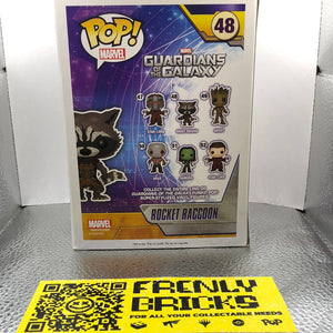 Funko Pop! Vinyl: Marvel - Guardians of the Galaxy - Rocket Raccoon #48 FRENLY BRICKS - Open 7 Days