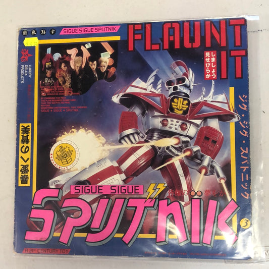 *** Sigue Sigue Sputnik - Flaunt It - Vinyl LP - U.K. EMI 1986 *** FRENLY BRICKS - Open 7 Days