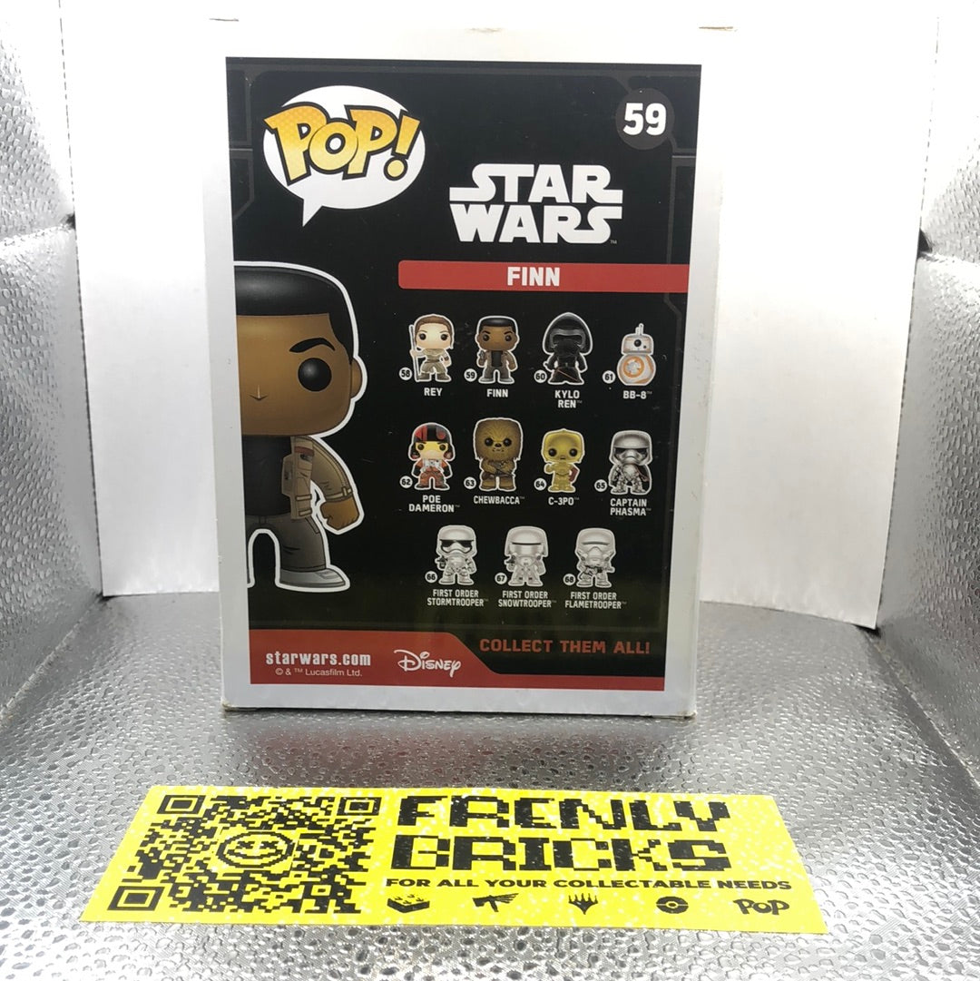 Funko POP Star Wars EP7 Finn #59 Vinyl Bobblehead Figure FRENLY BRICKS - Open 7 Days