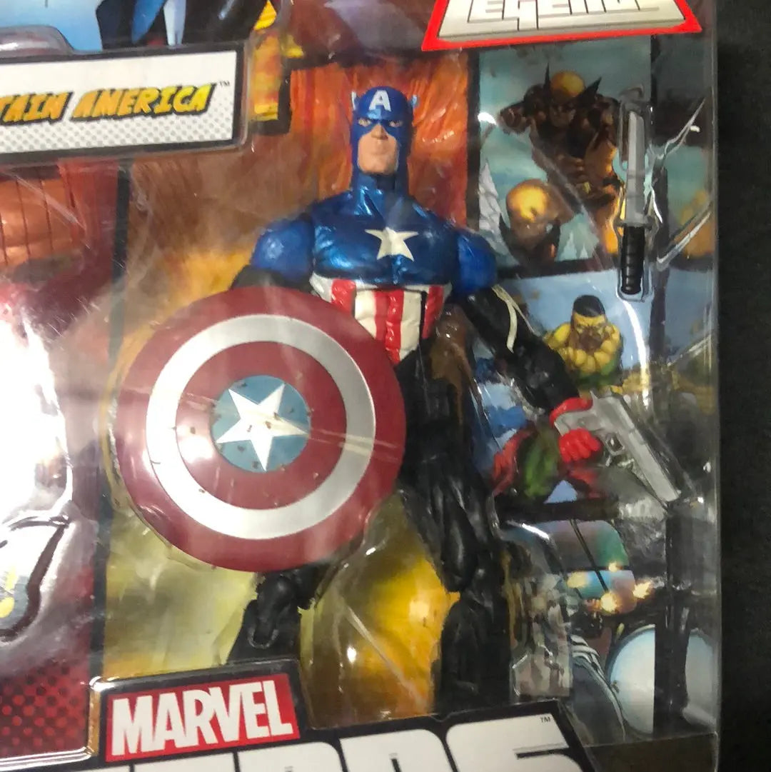 Marvel Legends Captain America Bucky Cap Action Figure Arnim Zola BAF NEW Hasbro FRENLY BRICKS - Open 7 Days