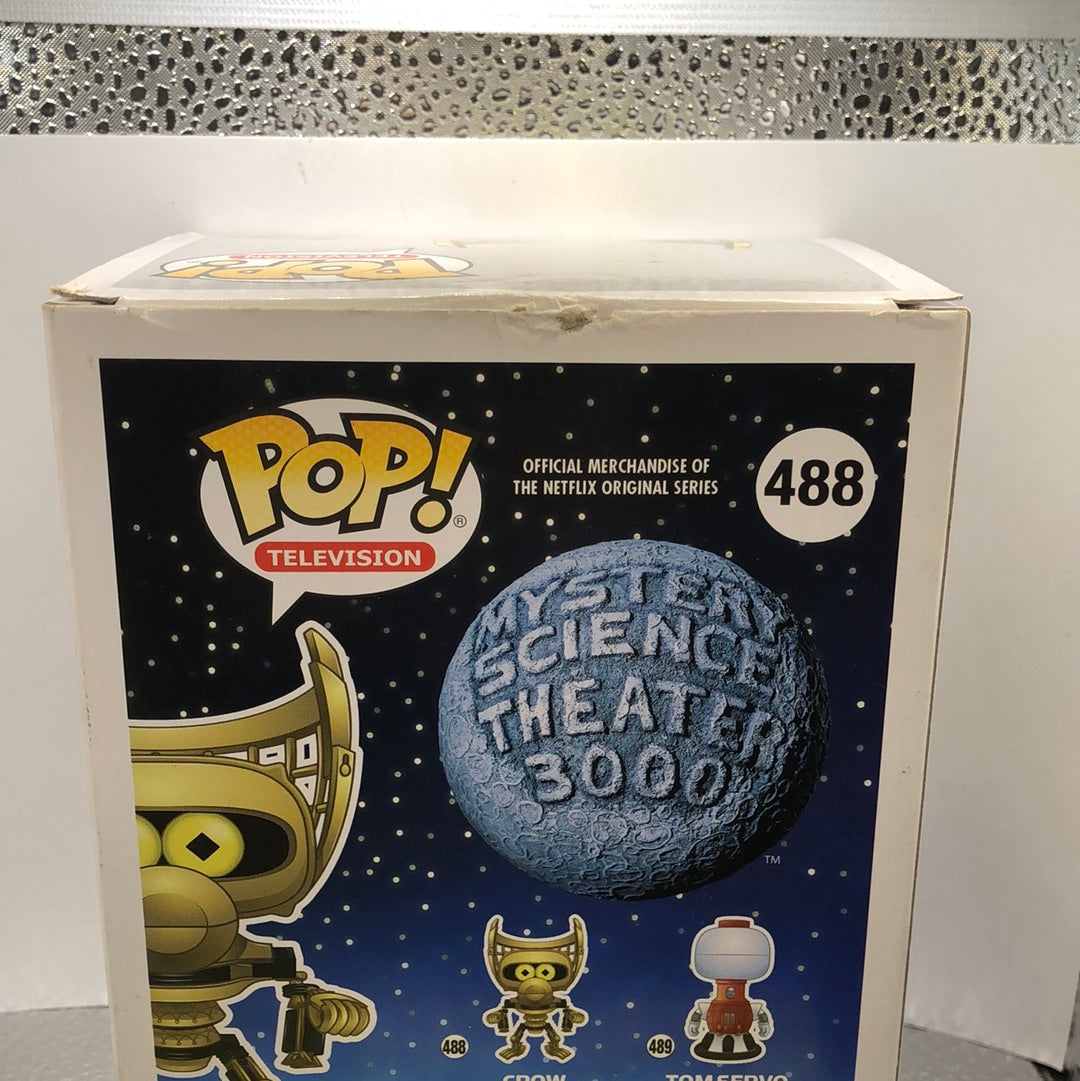 Mystery Science Theater 3000 Crow Pop! Television Vinyl Figure #488 FRENLY BRICKS - Open 7 Days