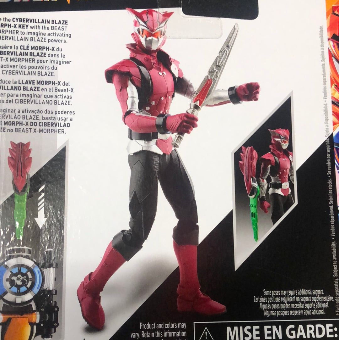 2018 Hasbro Power Rangers Cyber Villain Blaze Beast Morphers Action Figure NEW FRENLY BRICKS - Open 7 Days