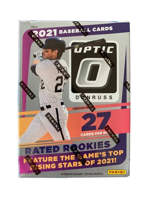New Sealed 2021 Panini Donruss Optic Baseball Blaster Box (27 Cards) FRENLY BRICKS - Open 7 Days