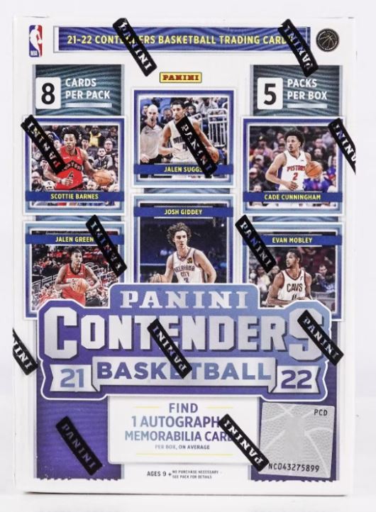 2021-22 Panini Contenders Basketball Blaster Box NBA FRENLY BRICKS - Open 7 Days