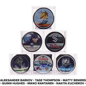 2024/25 Hit Parade Autographed Hockey Puck Platinum Edition Series 1 Hobby Box - Alexander Ovechkin FRENLY BRICKS - Open 7 Days