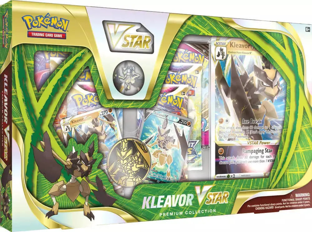 Pokemon TCG - Kleavor VSTAR Premium Collection FRENLY BRICKS - Open 7 Days