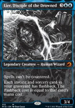 Lier, Disciple of the Drowned (Eternal Night) Innistrad: Midnight Hunt Variants (M) Collector #: 313 FRENLY BRICKS - Open 7 Days