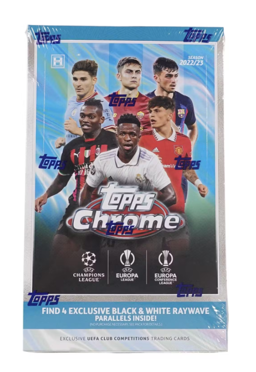 2022/23 TOPPS CHROME UEFA CLUB COMPETITIONS SOCCER HOBBY LITE BOX FRENLY BRICKS - Open 7 Days