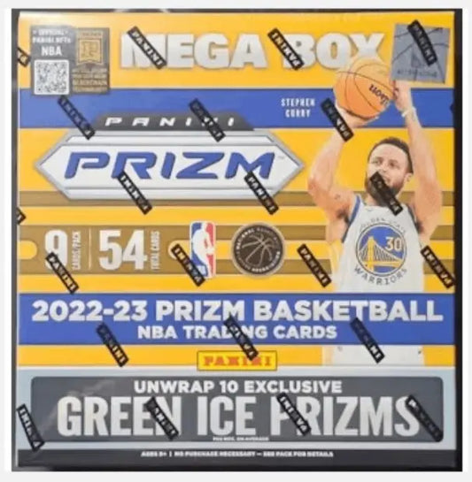 2022-23 PANINI PRIZM BASKETBALL MEGA BOX (GREEN ICE PRIZMS) FRENLY BRICKS - Open 7 Days