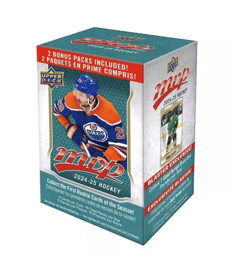 2024-25 Upper Deck NHL MVP Hockey Trading Card Blaster Box FRENLY BRICKS - Open 7 Days