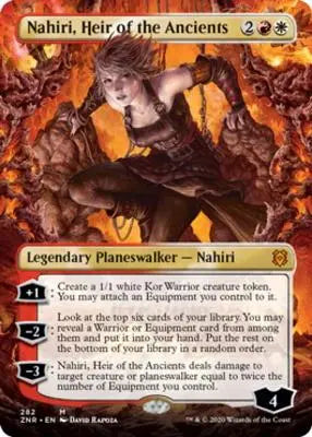Zendikar Rising Variants: Nahiri, Heir of the Ancients (Borderless) 282 FRENLY BRICKS - Open 7 Days